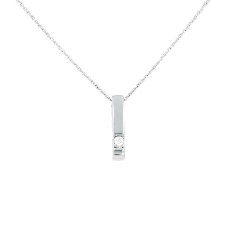 Collier diamant 0.09 carat or blanc 5.34g Comme neuf -  reconditionné disponible sur Gemme Les Bijoux